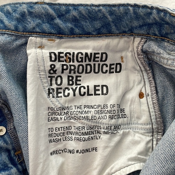 Zara high waisted multi-button jeans - Picture 6 of 8